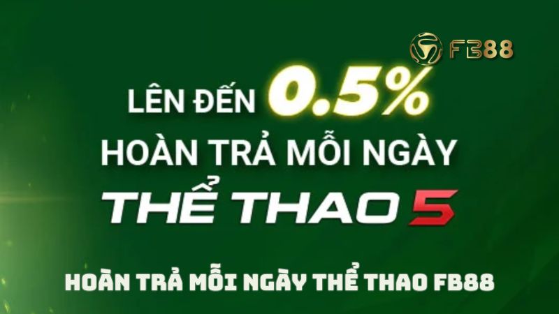 Siêu phẩm hoàn trả thể thao mỗi ngày tại FB88